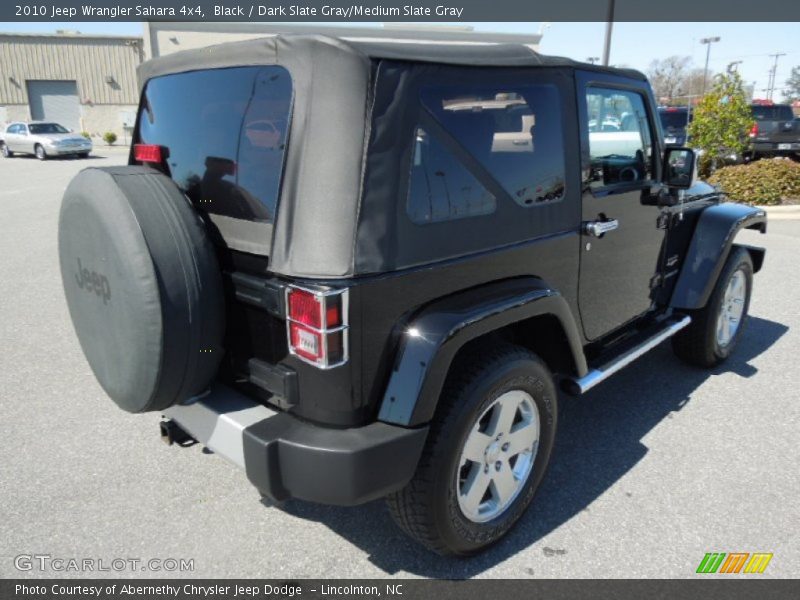 Black / Dark Slate Gray/Medium Slate Gray 2010 Jeep Wrangler Sahara 4x4