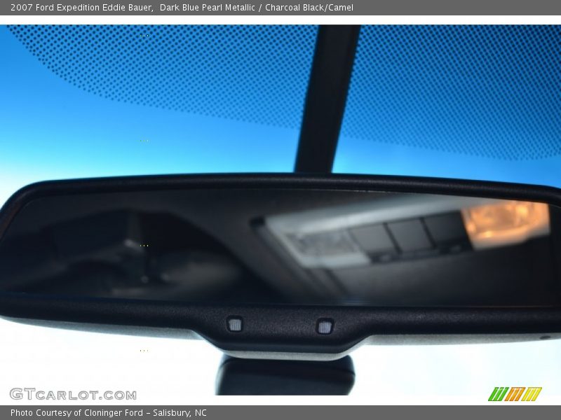 Dark Blue Pearl Metallic / Charcoal Black/Camel 2007 Ford Expedition Eddie Bauer