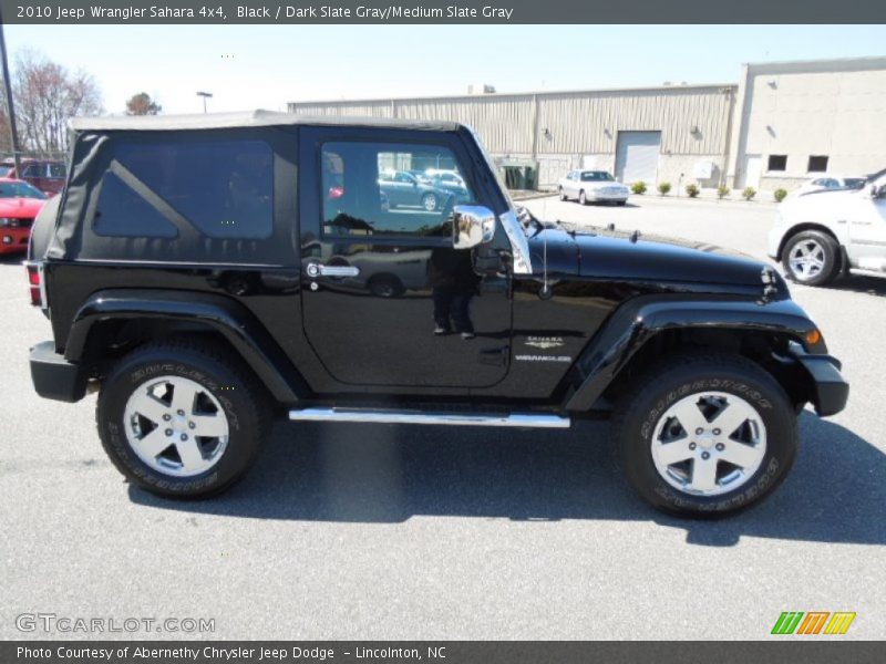 Black / Dark Slate Gray/Medium Slate Gray 2010 Jeep Wrangler Sahara 4x4