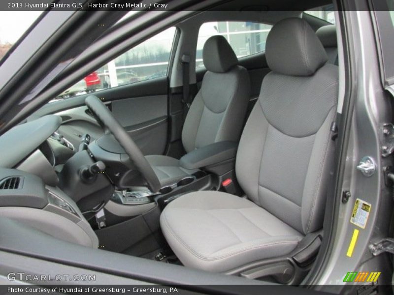 Harbor Gray Metallic / Gray 2013 Hyundai Elantra GLS