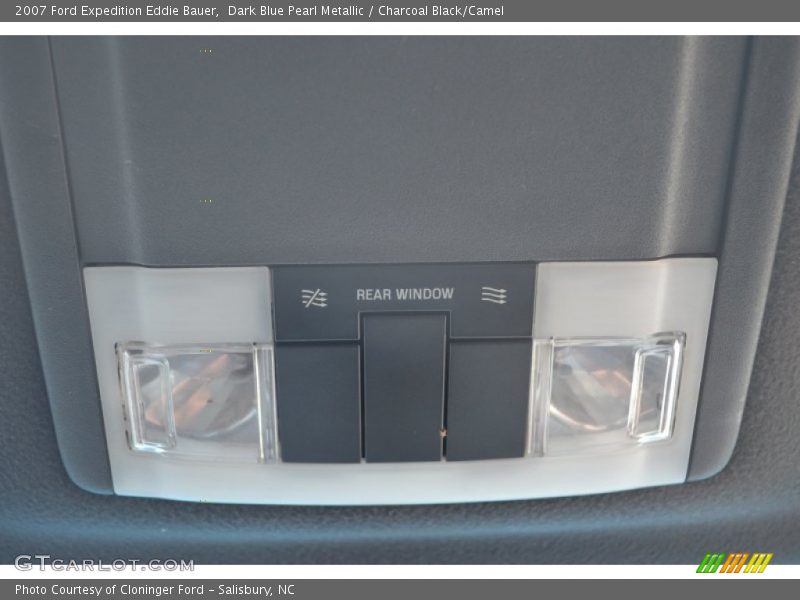 Dark Blue Pearl Metallic / Charcoal Black/Camel 2007 Ford Expedition Eddie Bauer