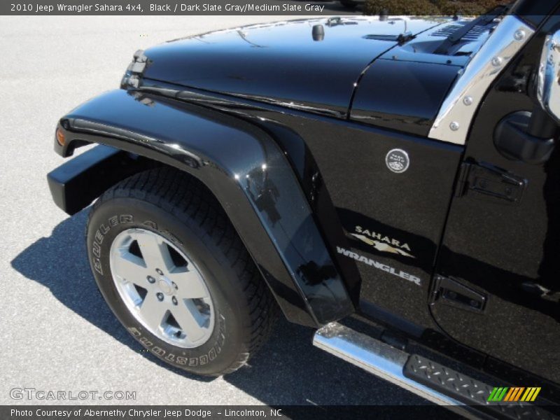 Black / Dark Slate Gray/Medium Slate Gray 2010 Jeep Wrangler Sahara 4x4