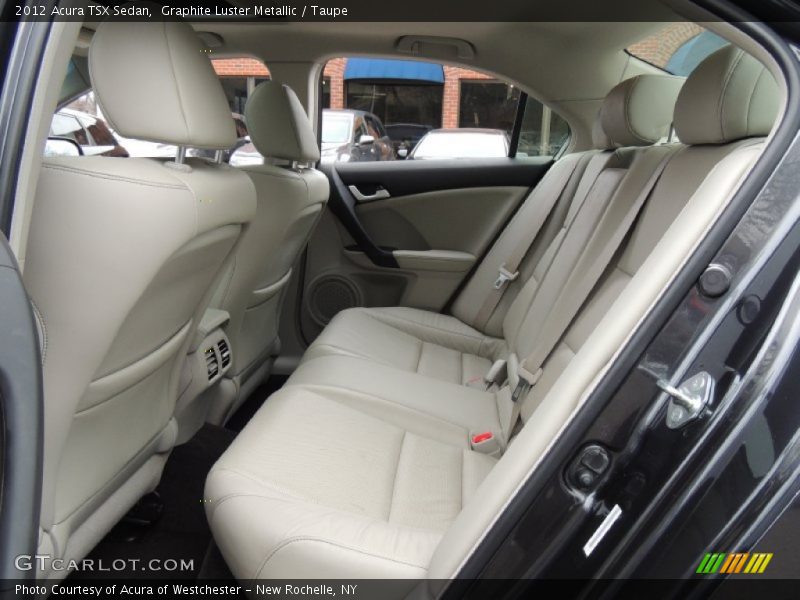Graphite Luster Metallic / Taupe 2012 Acura TSX Sedan