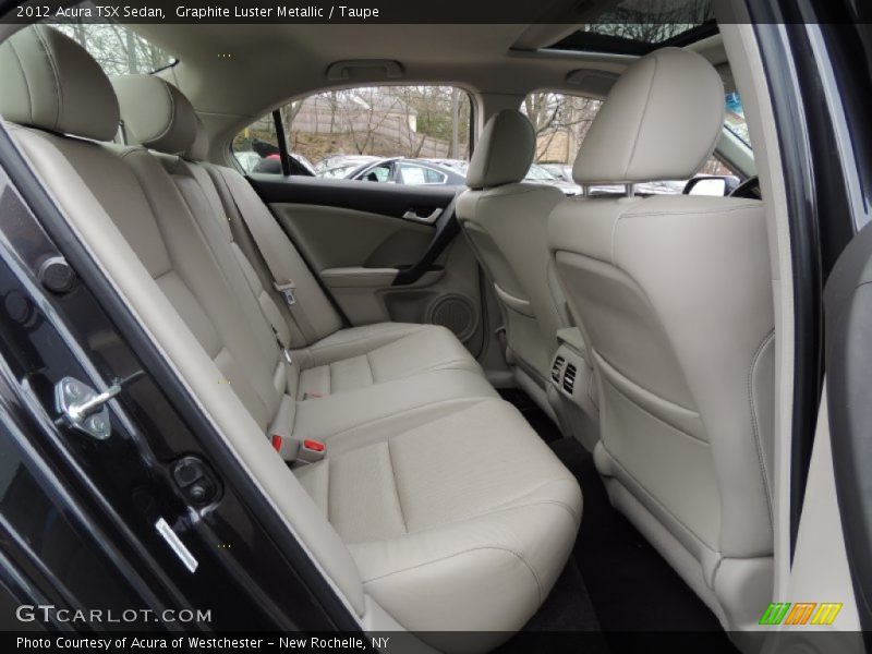 Graphite Luster Metallic / Taupe 2012 Acura TSX Sedan