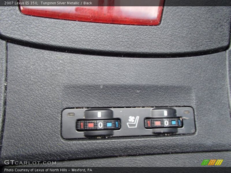 Tungsten Silver Metallic / Black 2007 Lexus ES 350
