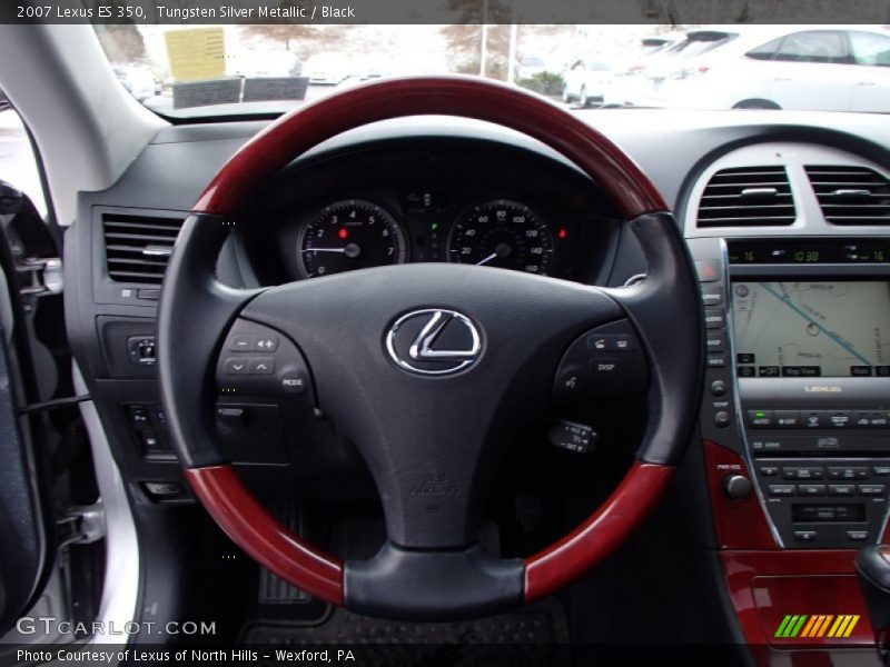 Tungsten Silver Metallic / Black 2007 Lexus ES 350