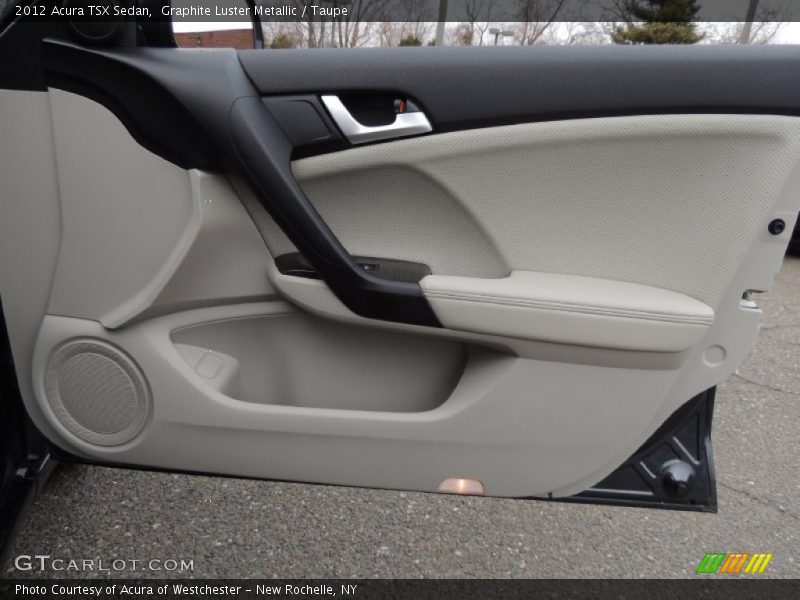 Graphite Luster Metallic / Taupe 2012 Acura TSX Sedan