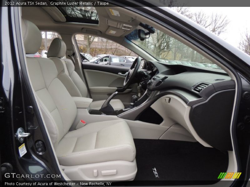 Graphite Luster Metallic / Taupe 2012 Acura TSX Sedan