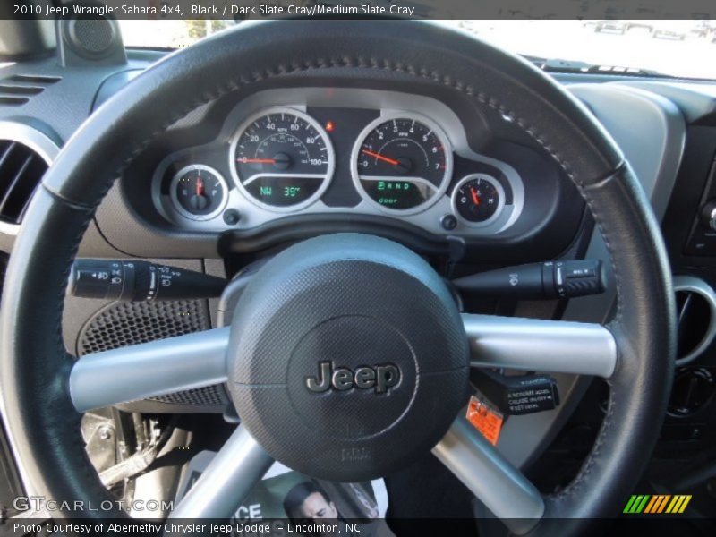 Black / Dark Slate Gray/Medium Slate Gray 2010 Jeep Wrangler Sahara 4x4