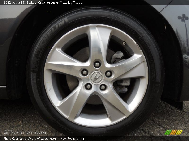 Graphite Luster Metallic / Taupe 2012 Acura TSX Sedan