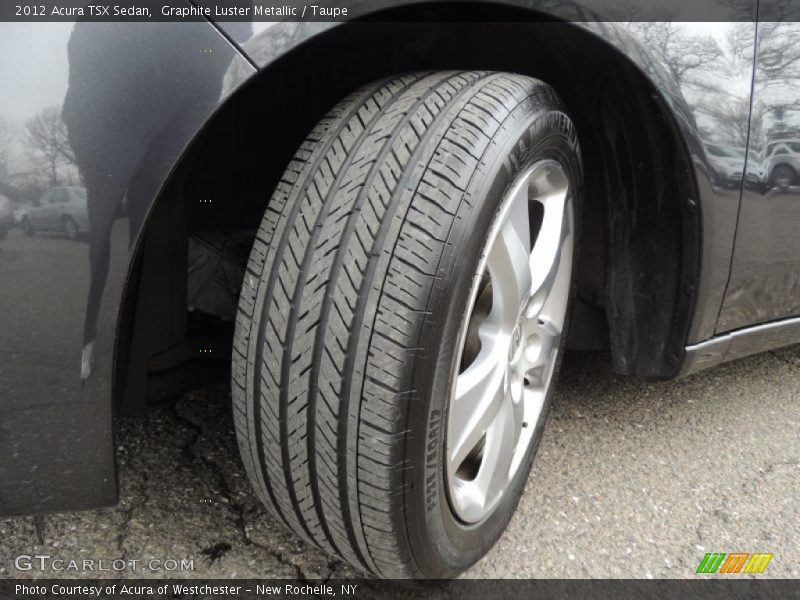 Graphite Luster Metallic / Taupe 2012 Acura TSX Sedan
