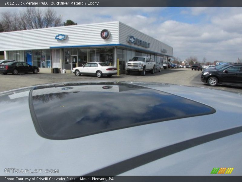 Quicksilver Metallic / Ebony 2012 Buick Verano FWD