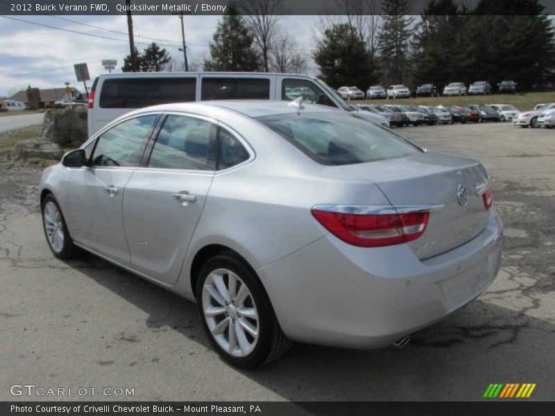 Quicksilver Metallic / Ebony 2012 Buick Verano FWD