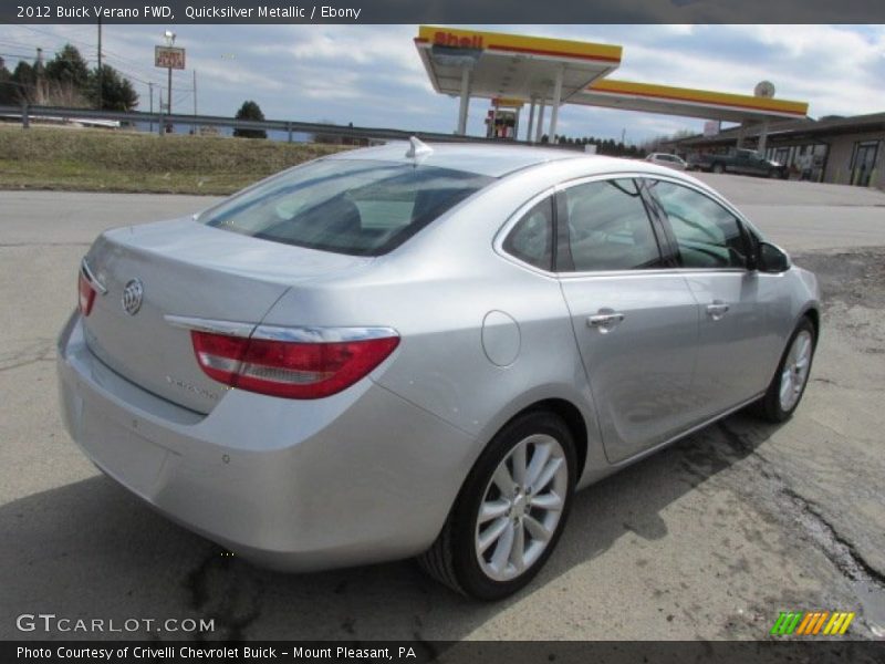 Quicksilver Metallic / Ebony 2012 Buick Verano FWD