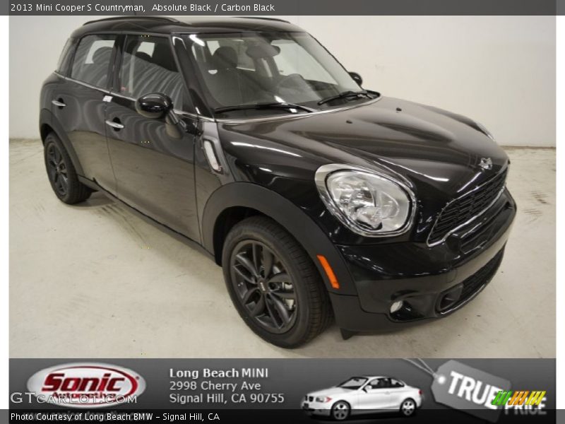 Absolute Black / Carbon Black 2013 Mini Cooper S Countryman