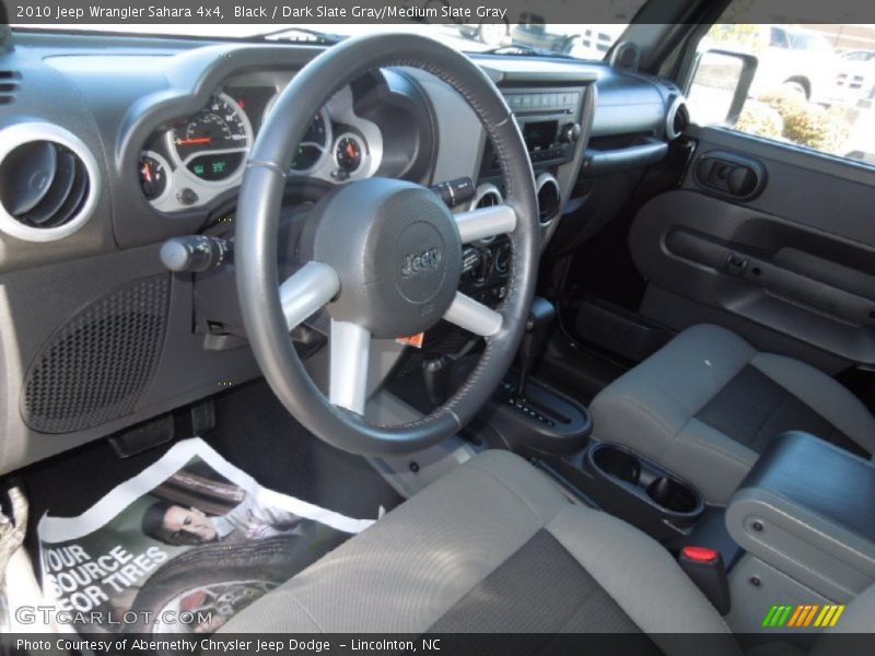 Black / Dark Slate Gray/Medium Slate Gray 2010 Jeep Wrangler Sahara 4x4