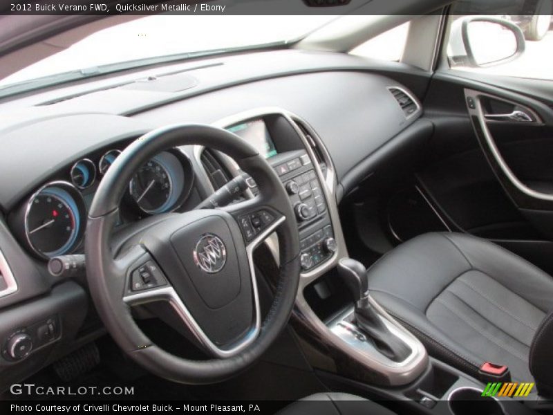 Quicksilver Metallic / Ebony 2012 Buick Verano FWD
