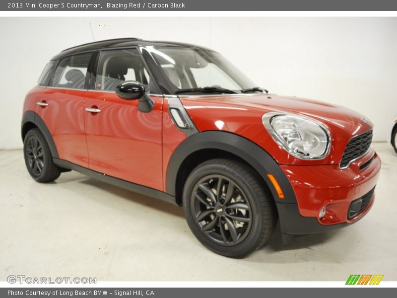 Blazing Red / Carbon Black 2013 Mini Cooper S Countryman