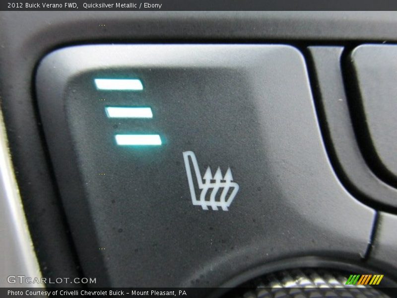 Quicksilver Metallic / Ebony 2012 Buick Verano FWD