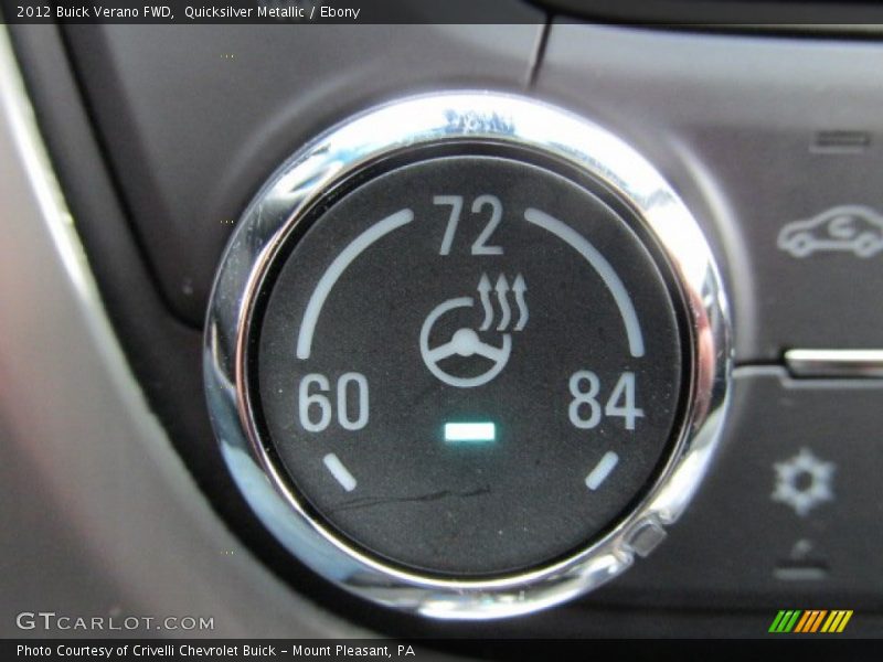 Quicksilver Metallic / Ebony 2012 Buick Verano FWD