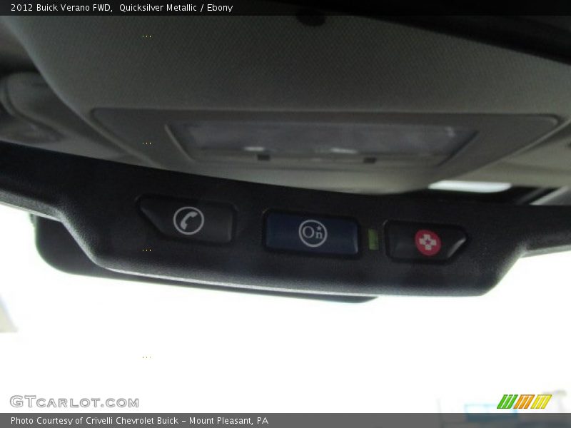 Quicksilver Metallic / Ebony 2012 Buick Verano FWD