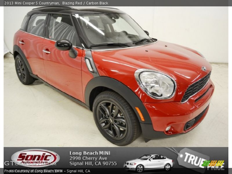 Blazing Red / Carbon Black 2013 Mini Cooper S Countryman