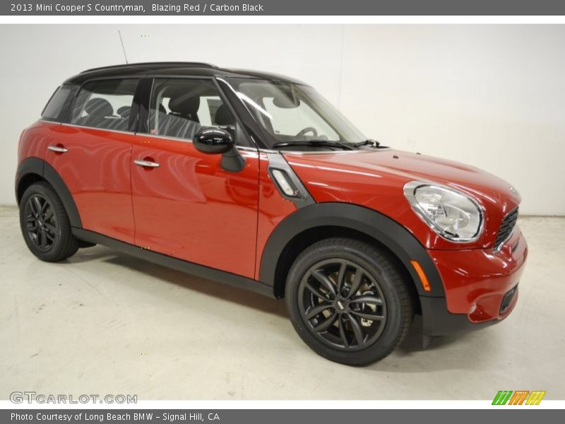 Blazing Red / Carbon Black 2013 Mini Cooper S Countryman