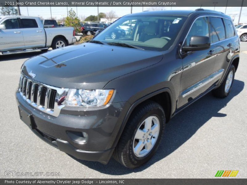 Mineral Gray Metallic / Dark Graystone/Medium Graystone 2011 Jeep Grand Cherokee Laredo