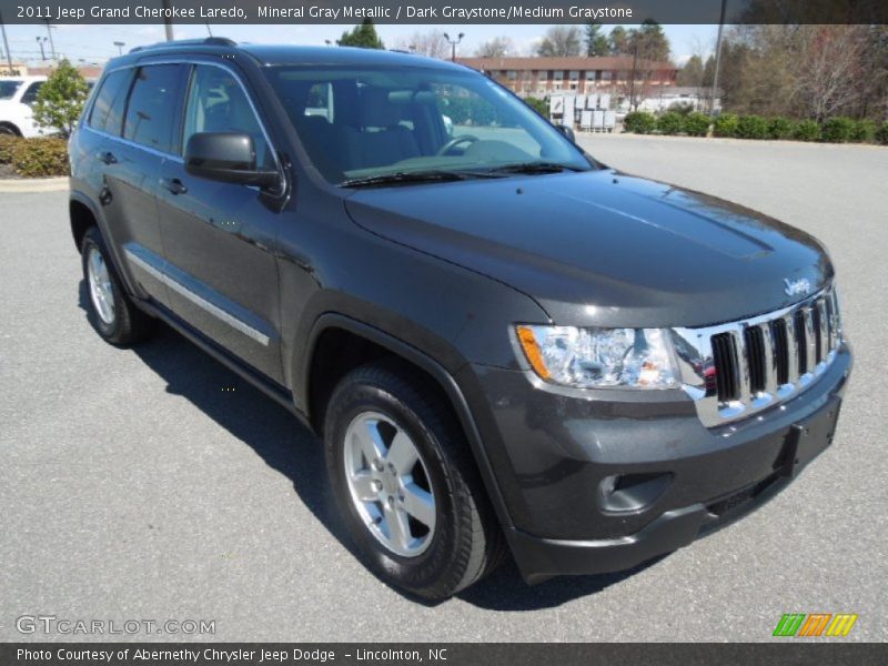 Mineral Gray Metallic / Dark Graystone/Medium Graystone 2011 Jeep Grand Cherokee Laredo