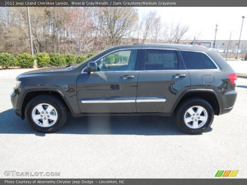 Mineral Gray Metallic / Dark Graystone/Medium Graystone 2011 Jeep Grand Cherokee Laredo