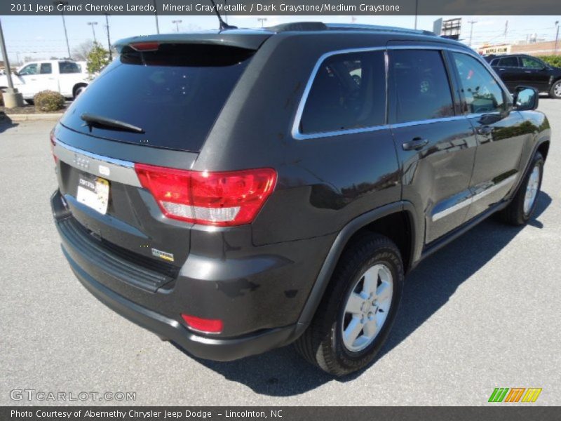 Mineral Gray Metallic / Dark Graystone/Medium Graystone 2011 Jeep Grand Cherokee Laredo