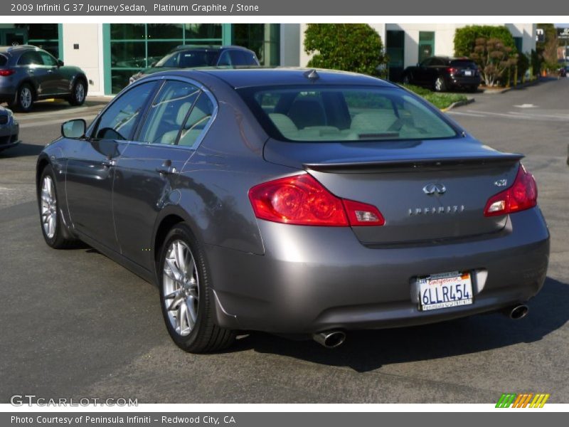 Platinum Graphite / Stone 2009 Infiniti G 37 Journey Sedan