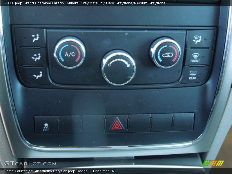 Mineral Gray Metallic / Dark Graystone/Medium Graystone 2011 Jeep Grand Cherokee Laredo