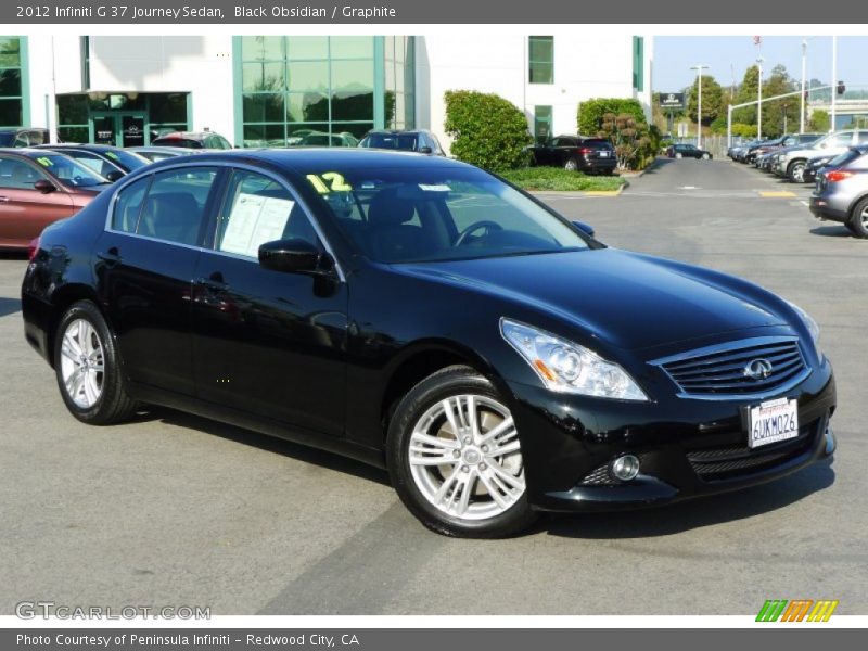 Black Obsidian / Graphite 2012 Infiniti G 37 Journey Sedan