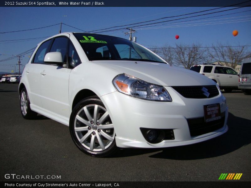 White Water Pearl / Black 2012 Suzuki SX4 SportBack