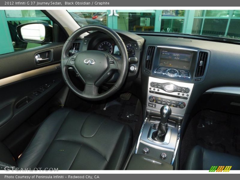 Black Obsidian / Graphite 2012 Infiniti G 37 Journey Sedan