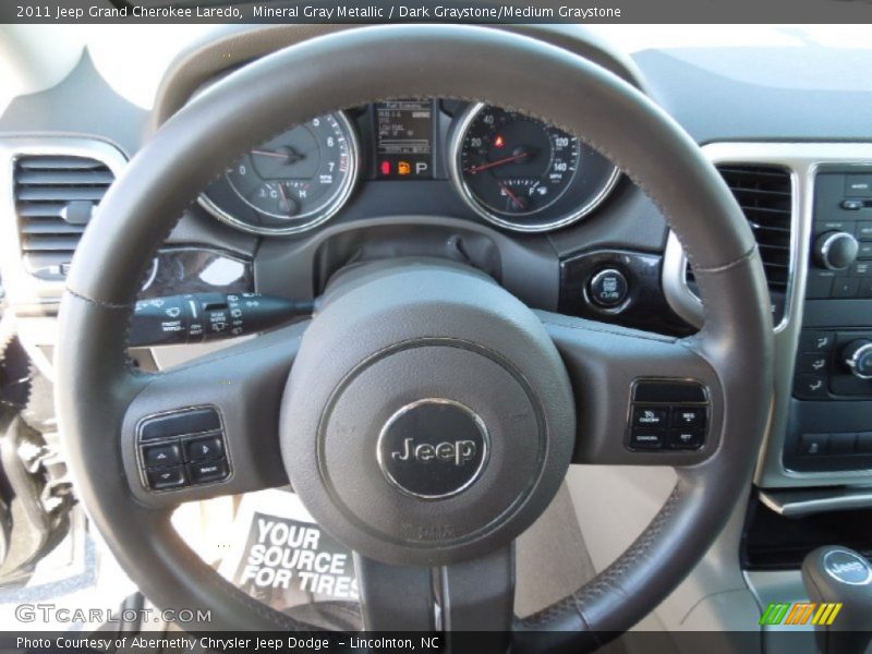 Mineral Gray Metallic / Dark Graystone/Medium Graystone 2011 Jeep Grand Cherokee Laredo