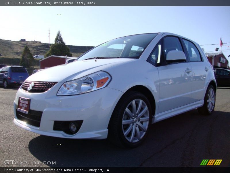 White Water Pearl / Black 2012 Suzuki SX4 SportBack