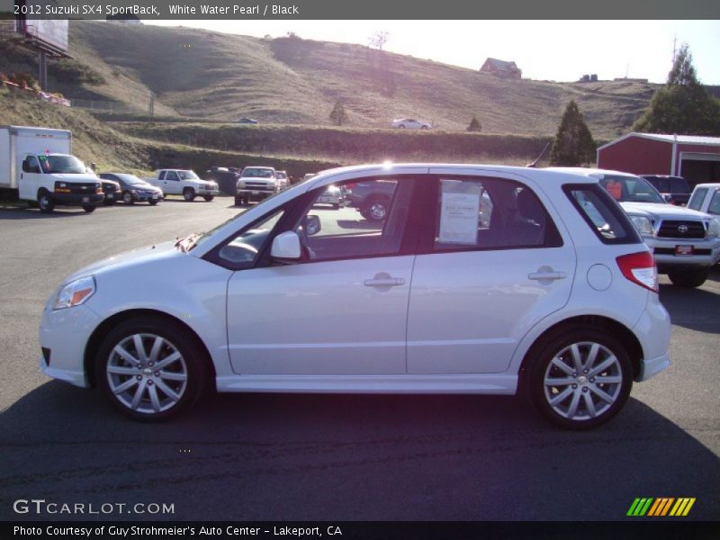 White Water Pearl / Black 2012 Suzuki SX4 SportBack