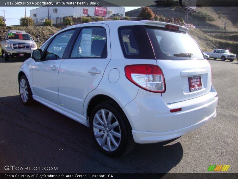 White Water Pearl / Black 2012 Suzuki SX4 SportBack
