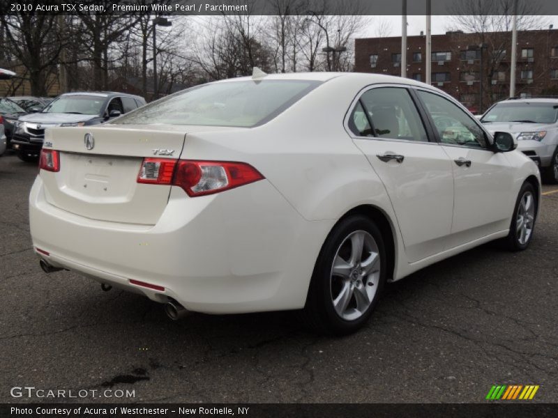 Premium White Pearl / Parchment 2010 Acura TSX Sedan