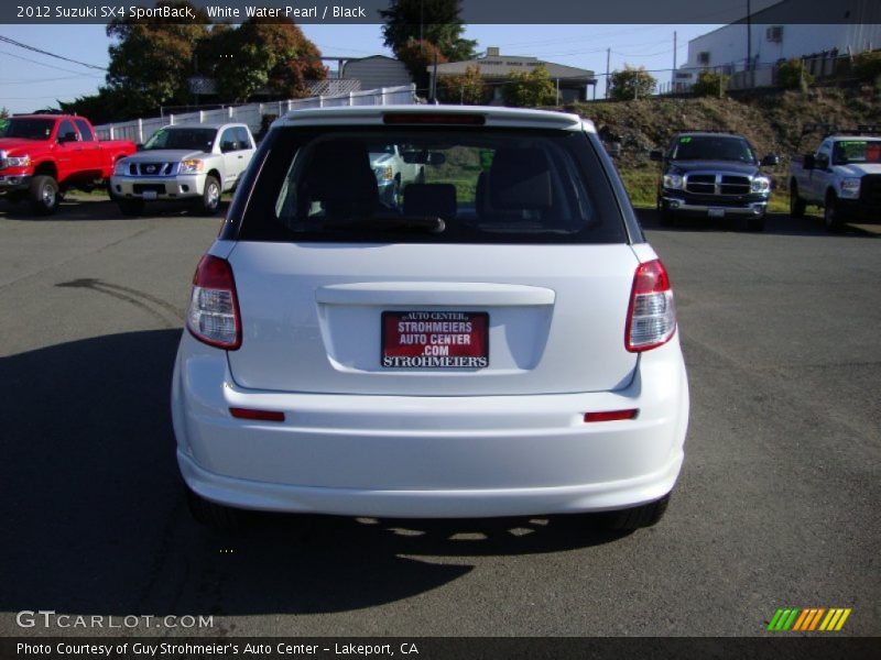 White Water Pearl / Black 2012 Suzuki SX4 SportBack