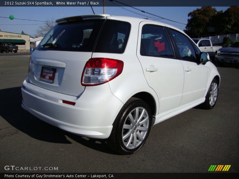 White Water Pearl / Black 2012 Suzuki SX4 SportBack