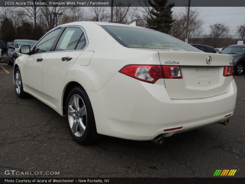 Premium White Pearl / Parchment 2010 Acura TSX Sedan