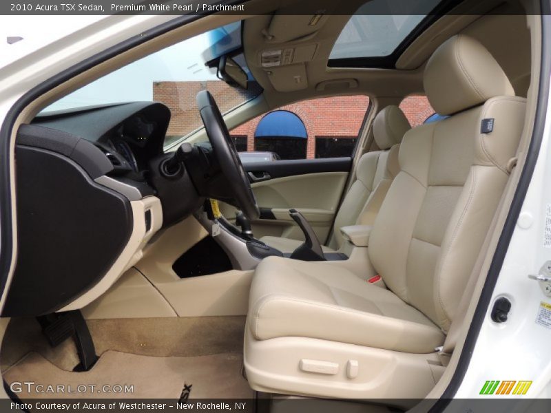 Premium White Pearl / Parchment 2010 Acura TSX Sedan