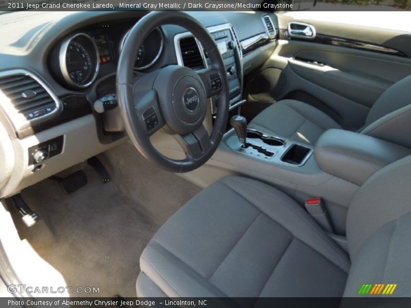 Mineral Gray Metallic / Dark Graystone/Medium Graystone 2011 Jeep Grand Cherokee Laredo