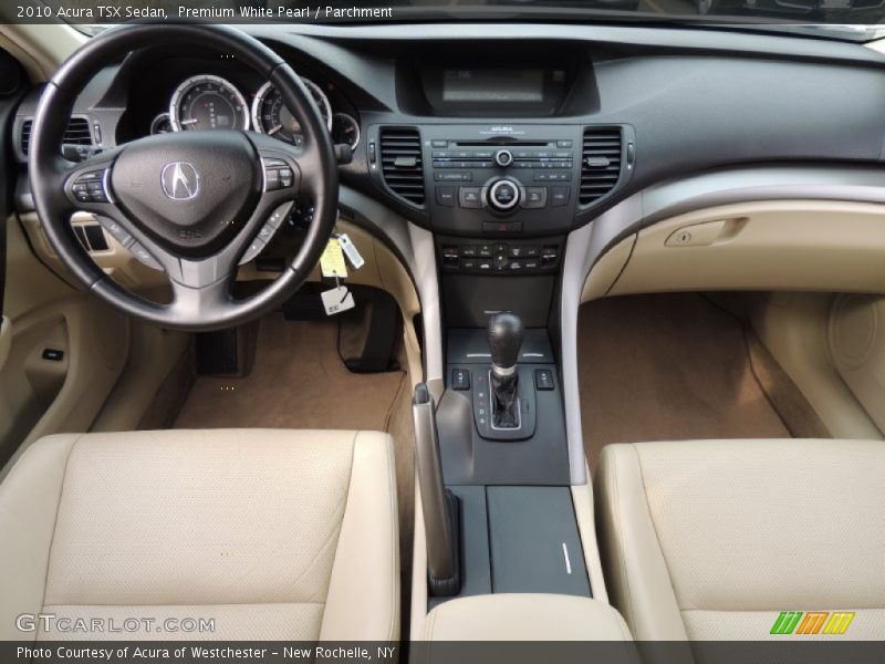 Premium White Pearl / Parchment 2010 Acura TSX Sedan