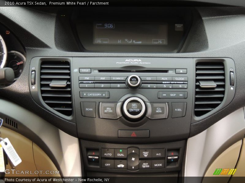 Premium White Pearl / Parchment 2010 Acura TSX Sedan