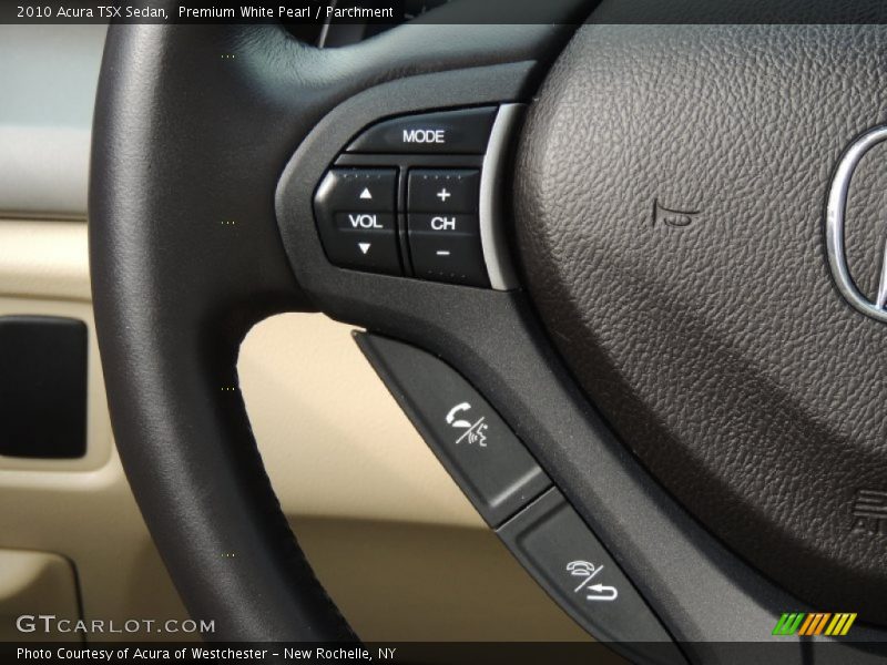 Premium White Pearl / Parchment 2010 Acura TSX Sedan