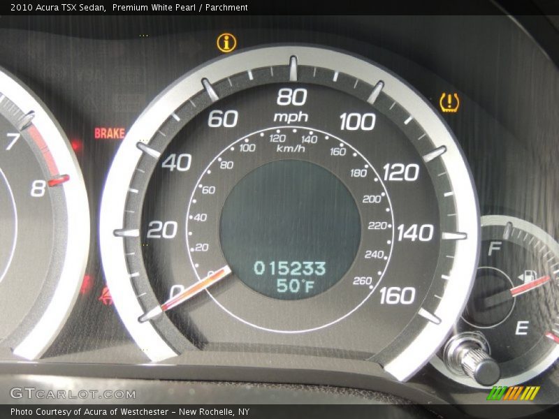Premium White Pearl / Parchment 2010 Acura TSX Sedan